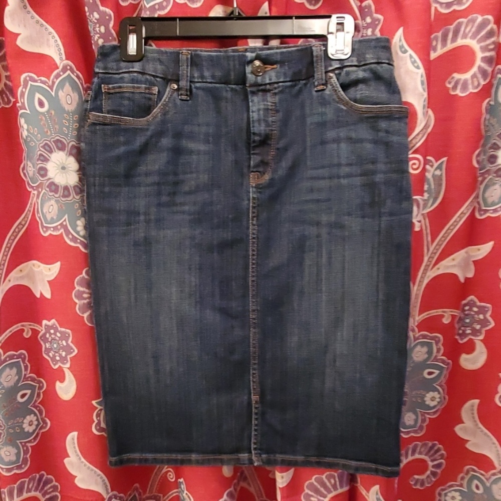 Chico's demin skirt